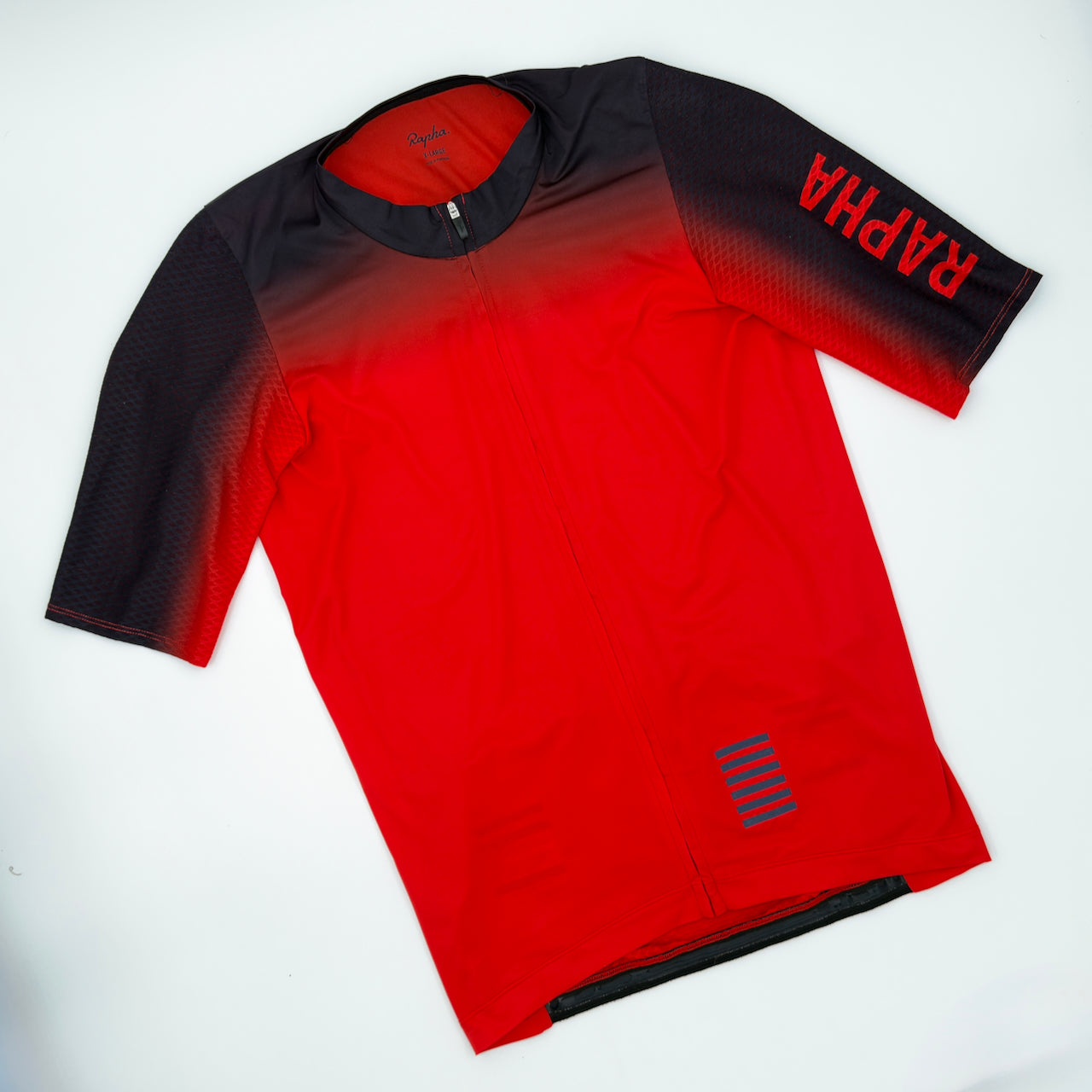 Rapha Men's Pro Team Aero Jersey - XL - Red / Black - Excellent Used Condition