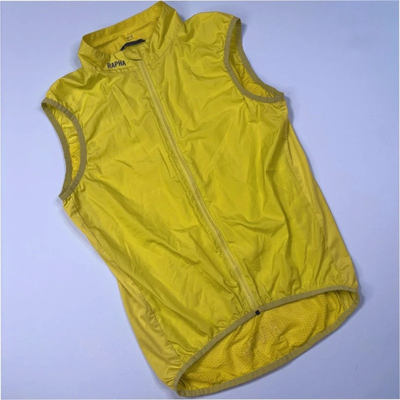 Rapha Men's Wind Gilet - L - Yellow - Very Good Used Condition