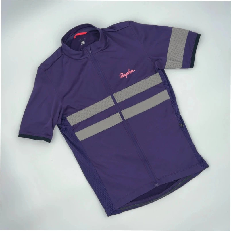 Rapha Men's Brevet Lightweight Jersey - S - Purple - Excellent Used Condition