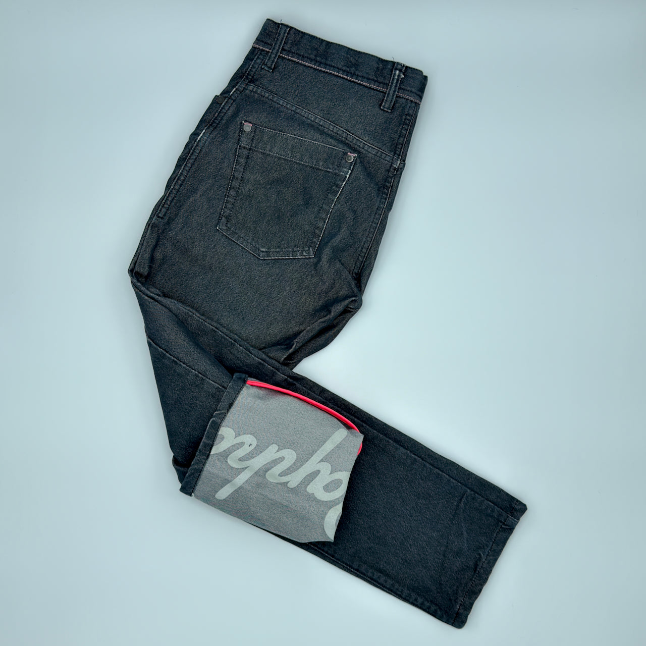 Rapha Men's Jeans - W30 L32 - Dark Blue - Very Good Used Condition