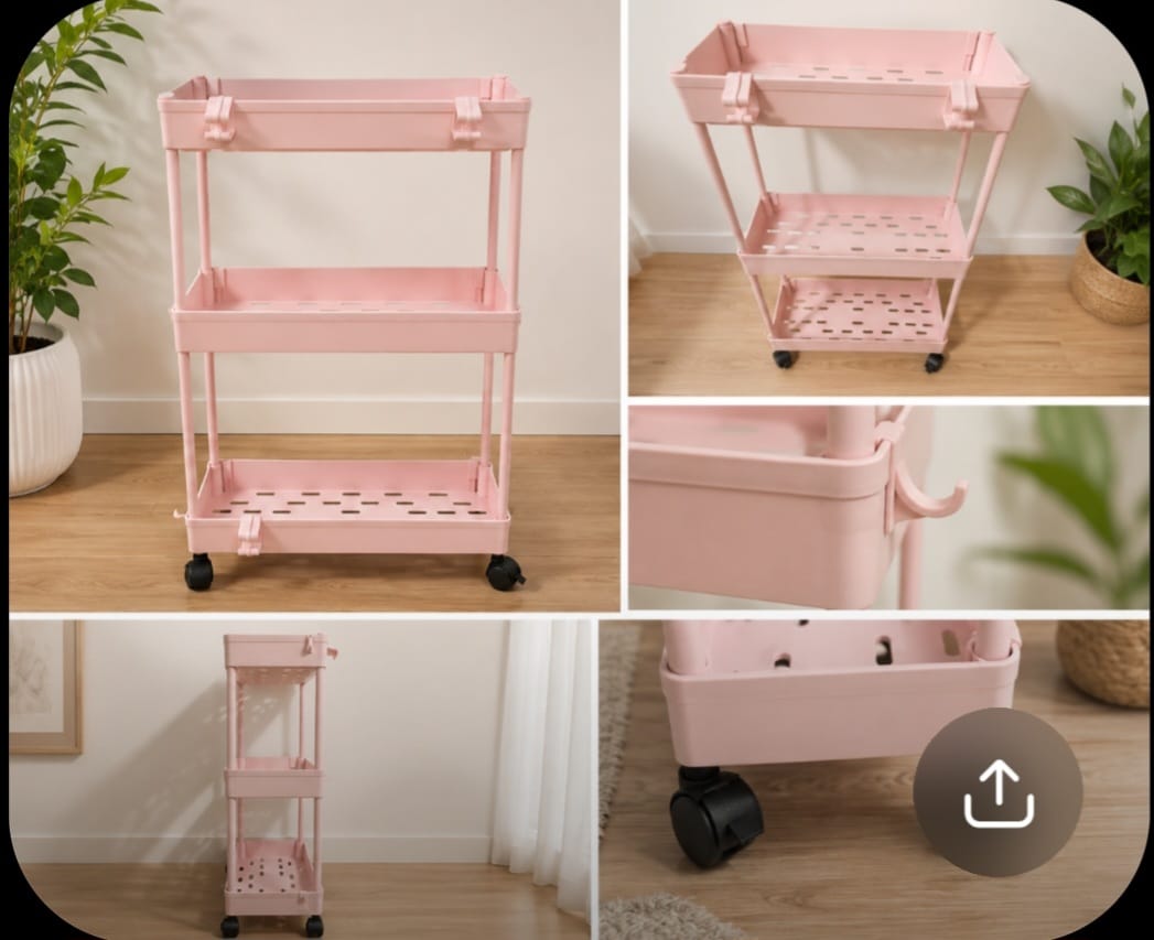 3 tier multipurpose trolley