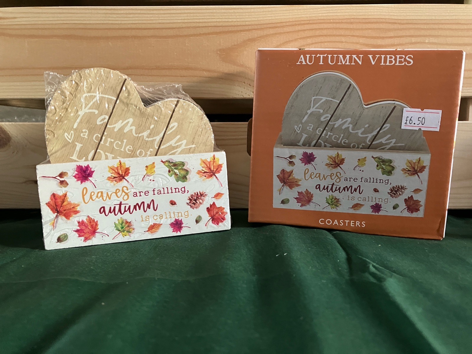 Autumnal coaster