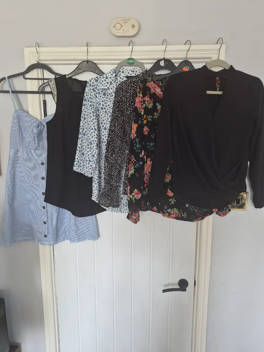 6.Tops Size 10 Bundle ,Boohoo, New Look, George