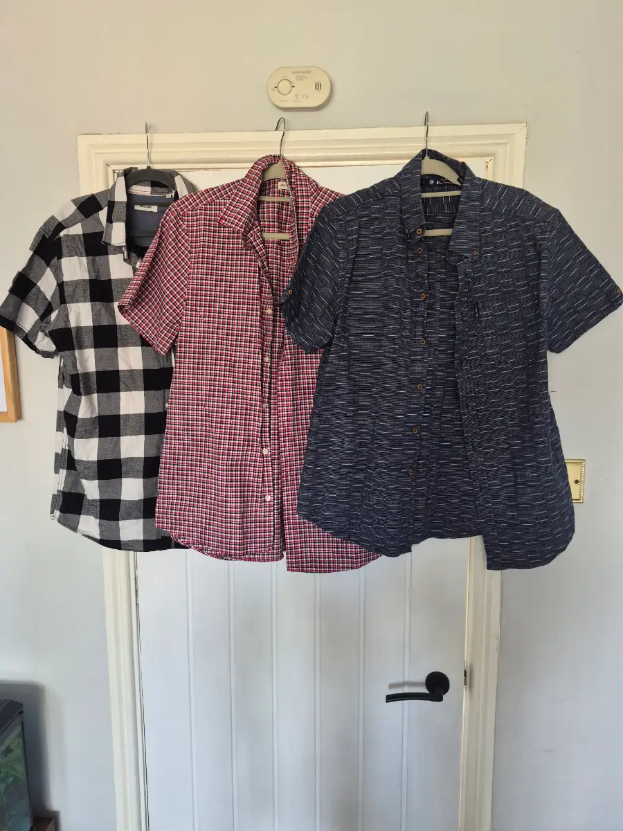 3 Short Sleeve Shirts XL Ben Sherman Jack Jones