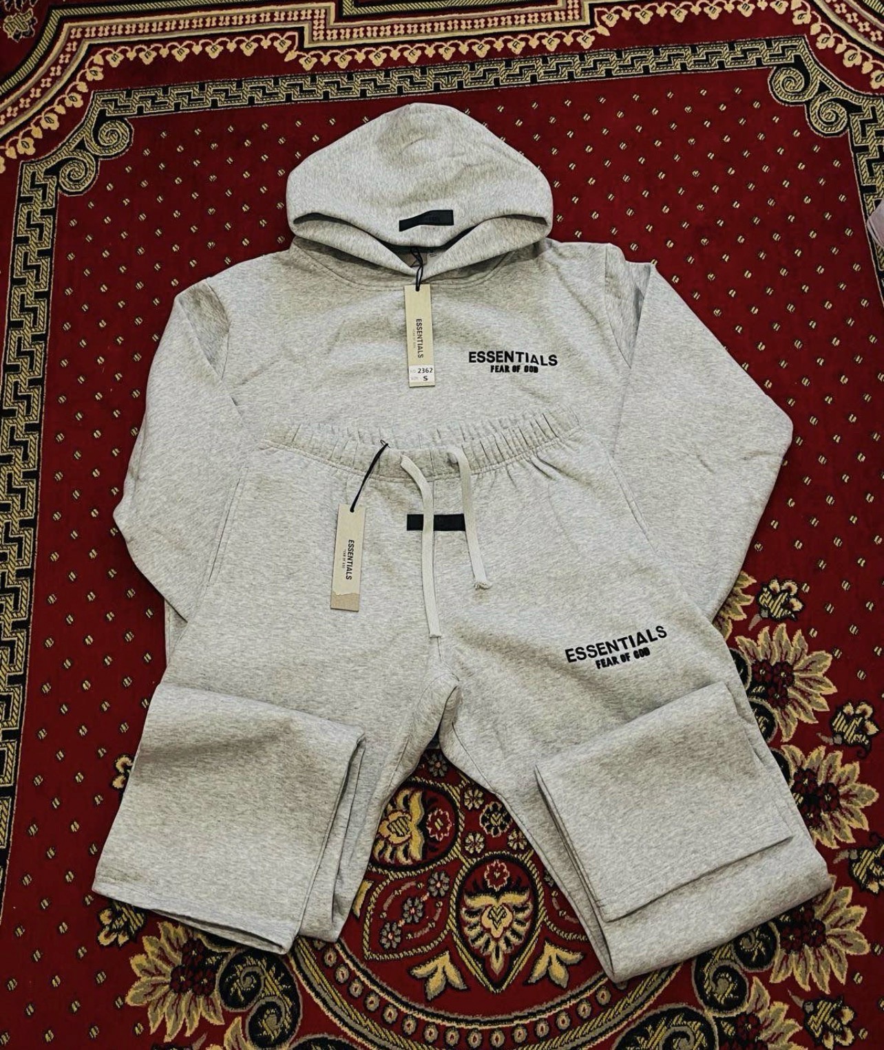 Men’s tracksuit black/ light gray