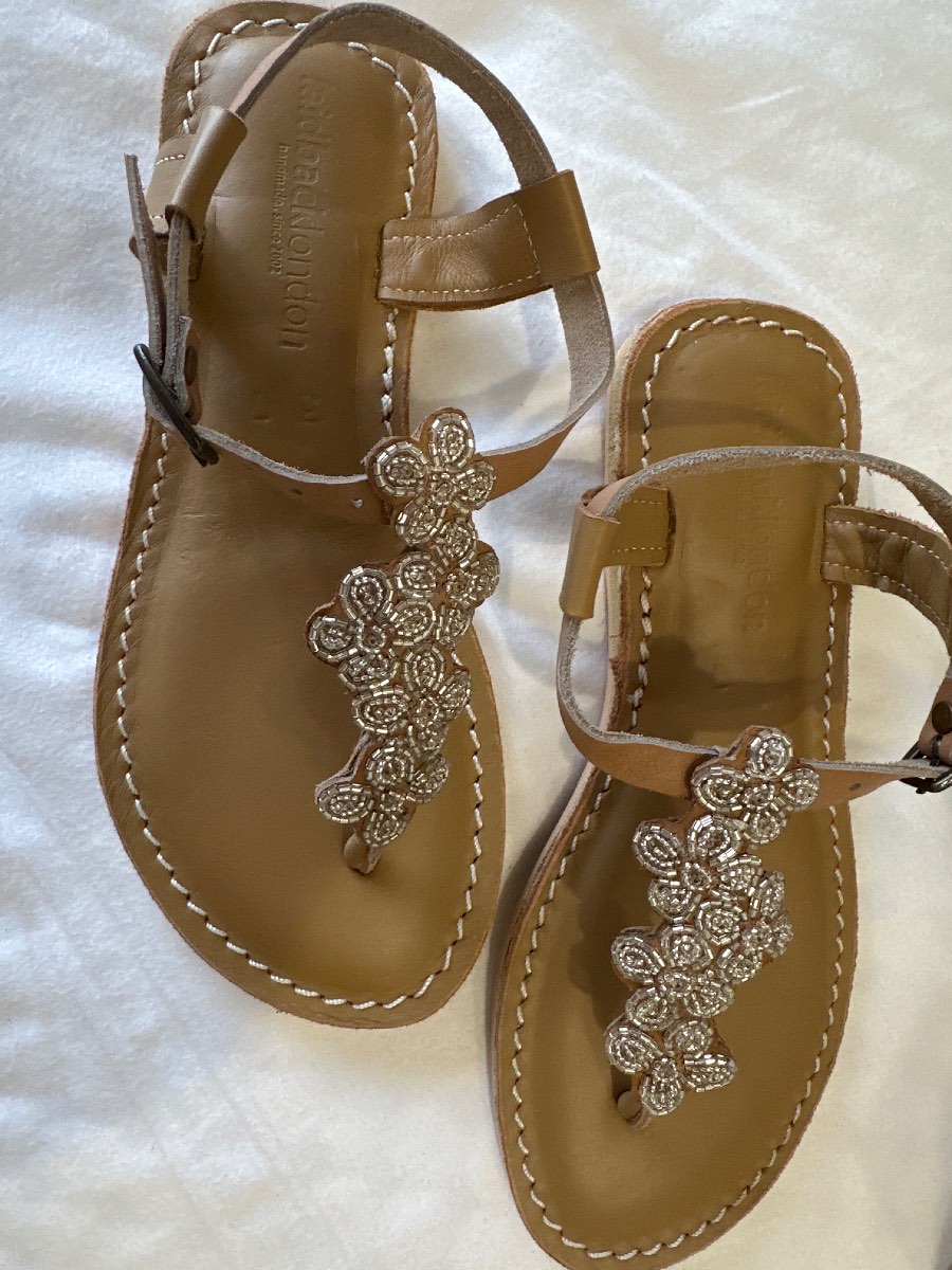Laid-back London leather sandals 37  BNIB