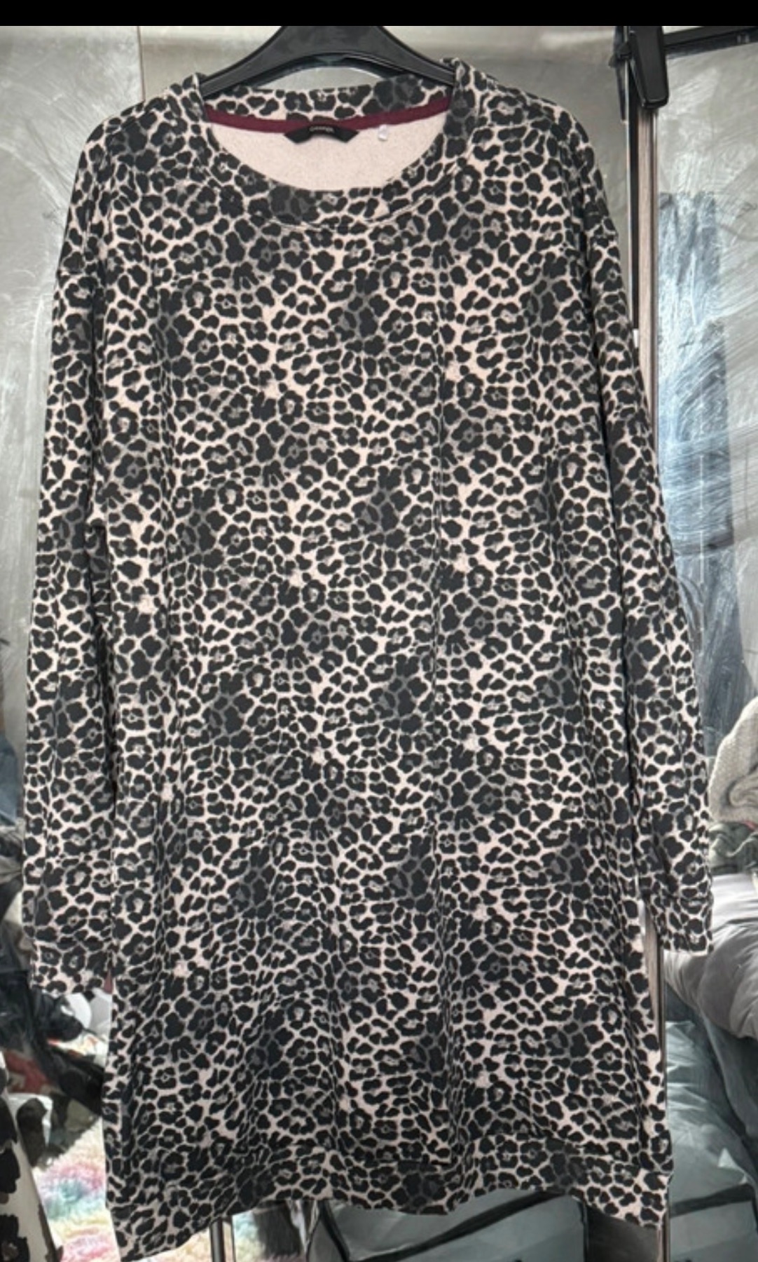 George size 18 leopard print jumper dress