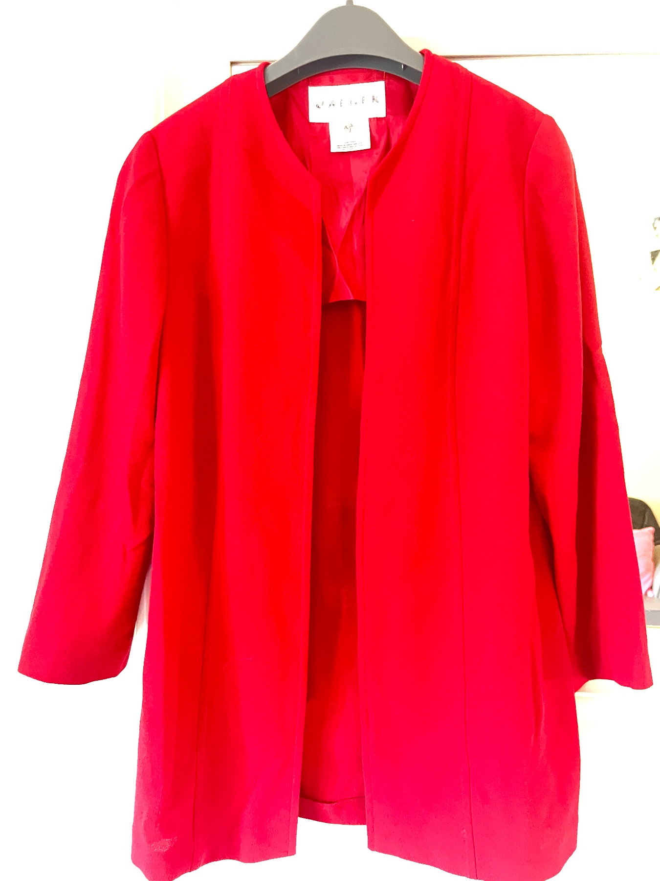 Beautiful 3/4 length edge to edge jacket