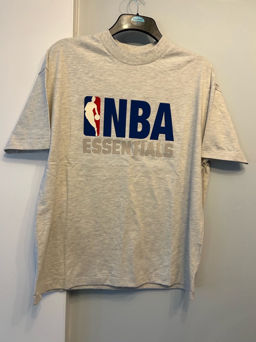 Essentials x NBA print tshirt brand new Size small relaxed fit