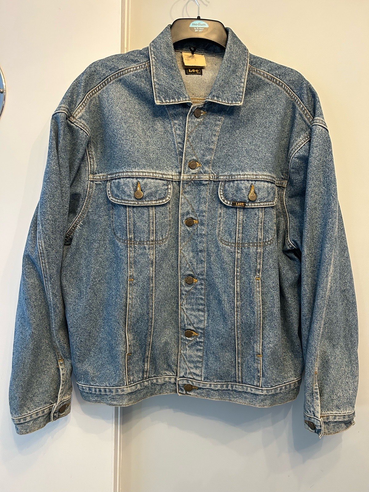 Vintage Lee riders denim jacket size large men’s