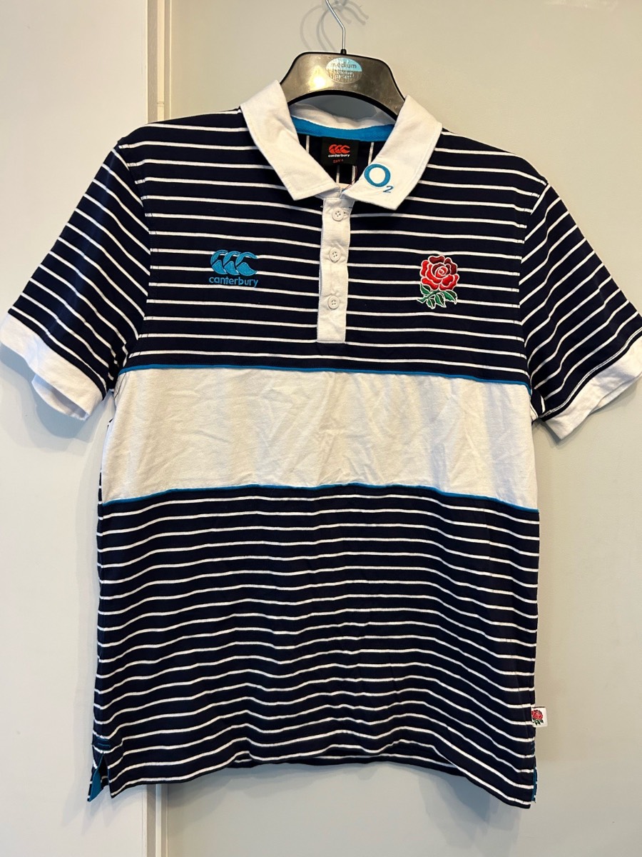 Canterbury England rugby polo brand new Size large