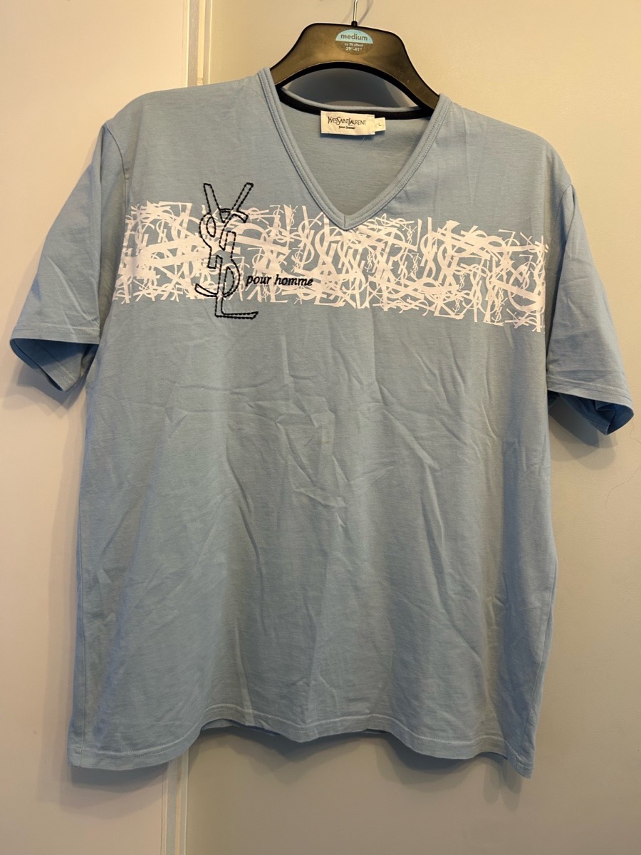 Vintage Yves Saint Laurent graphic print t shirt Size large