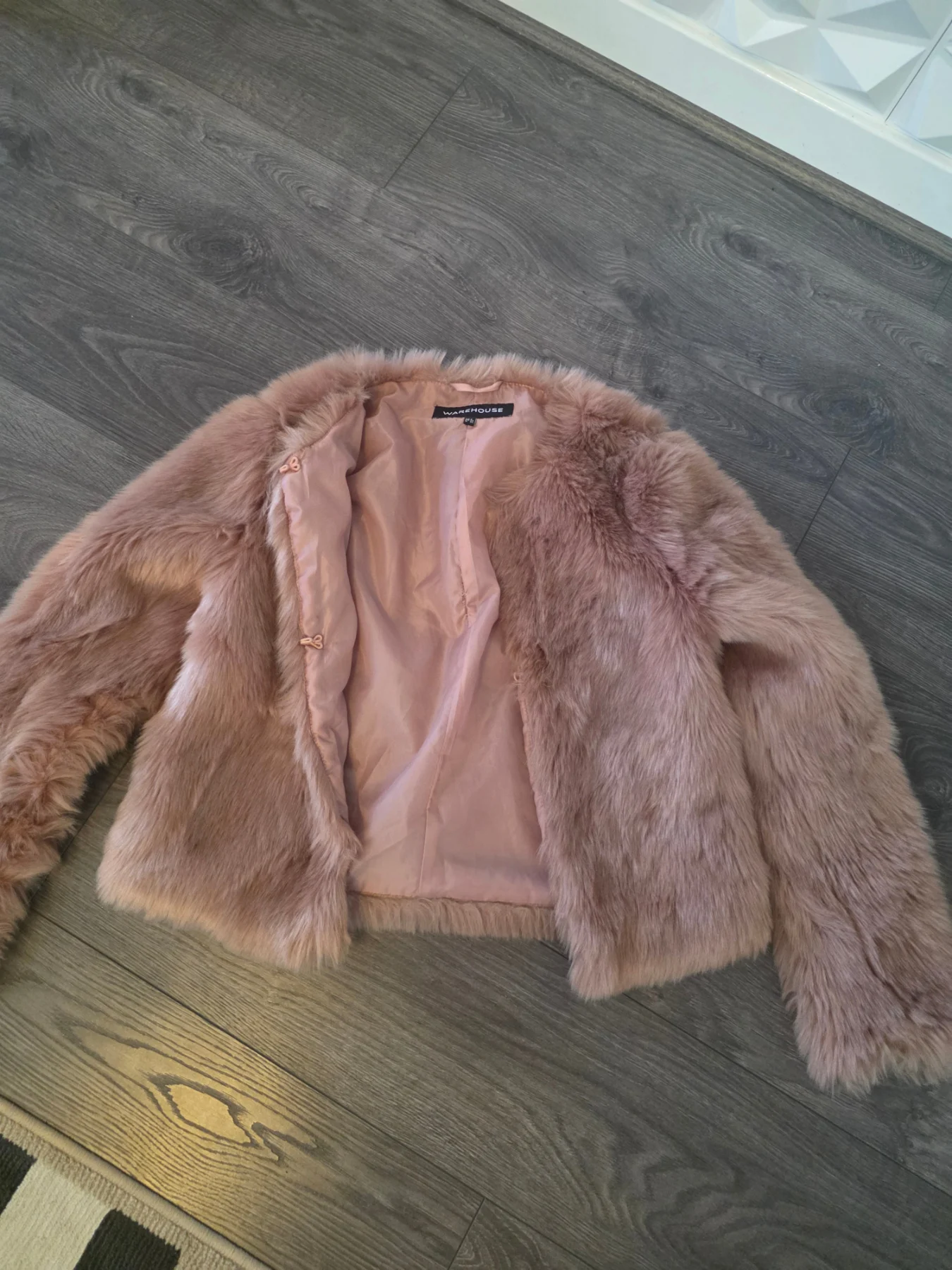 Warehouse fur coat size UK6