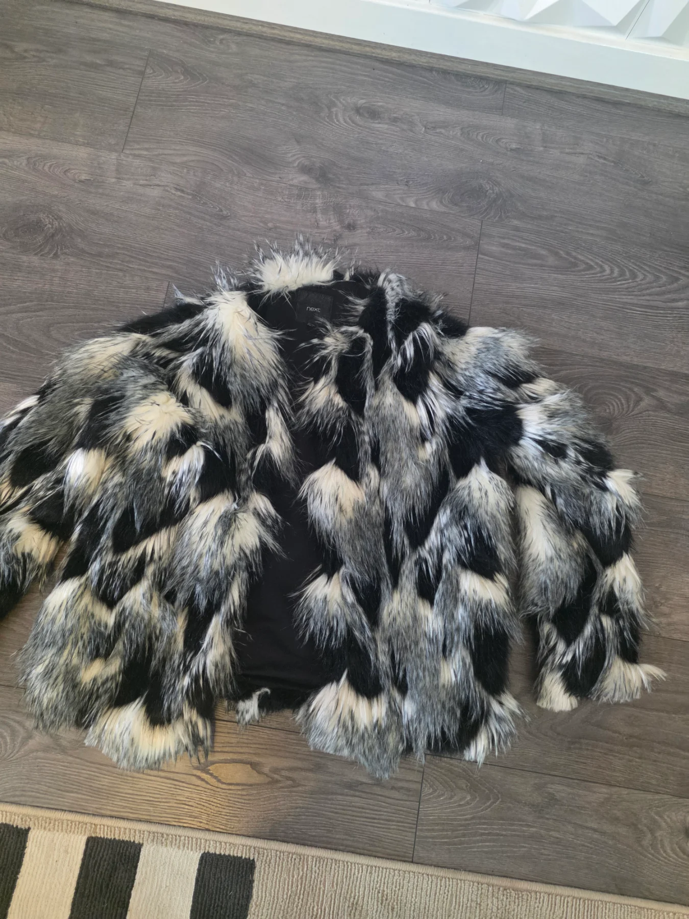 Next fur jacket Size 8