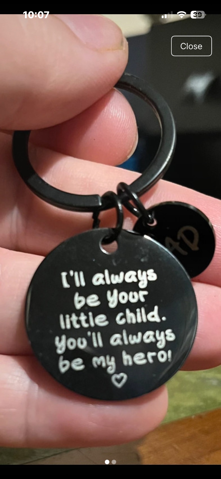 Dad Keyring
