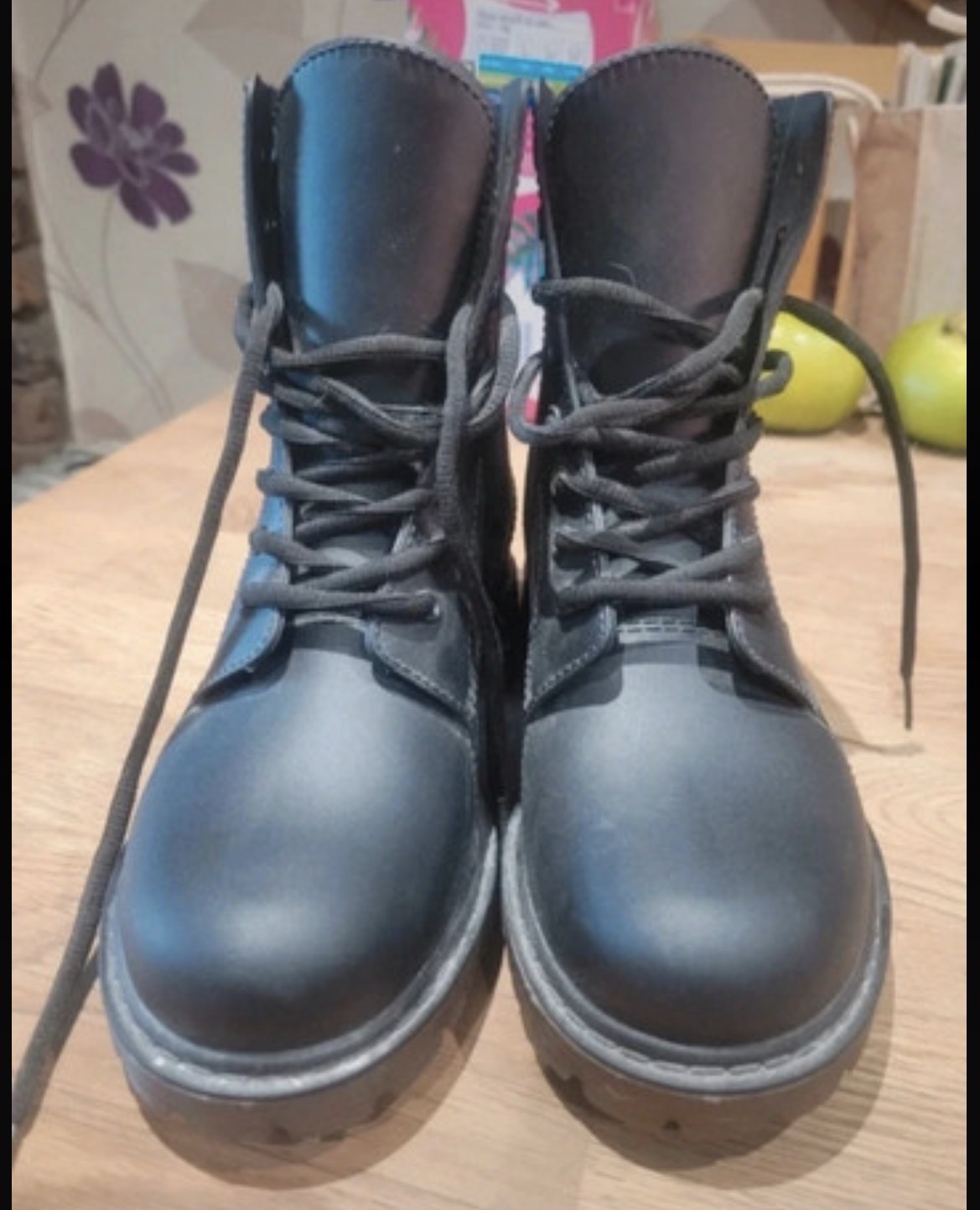 Black ankle boots 6