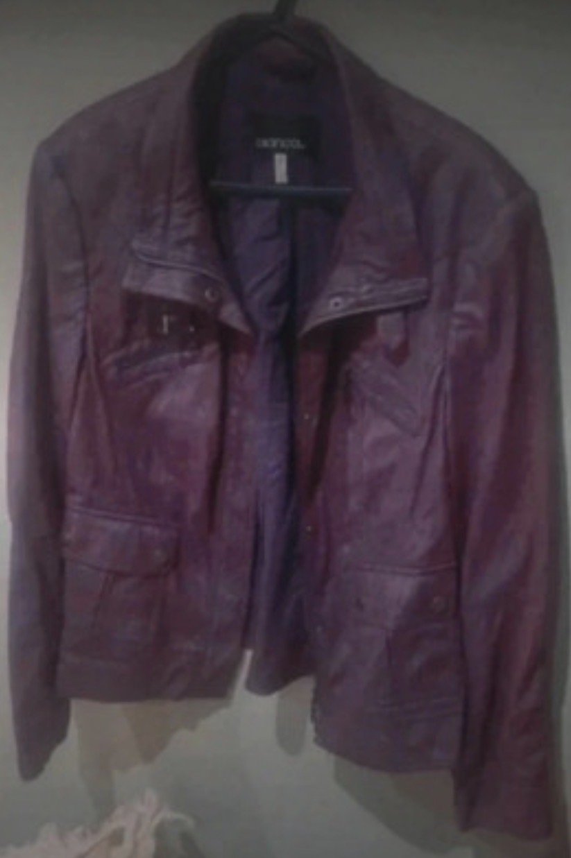 LN Purple Bianca biker & racer jacket M / 38 / 10