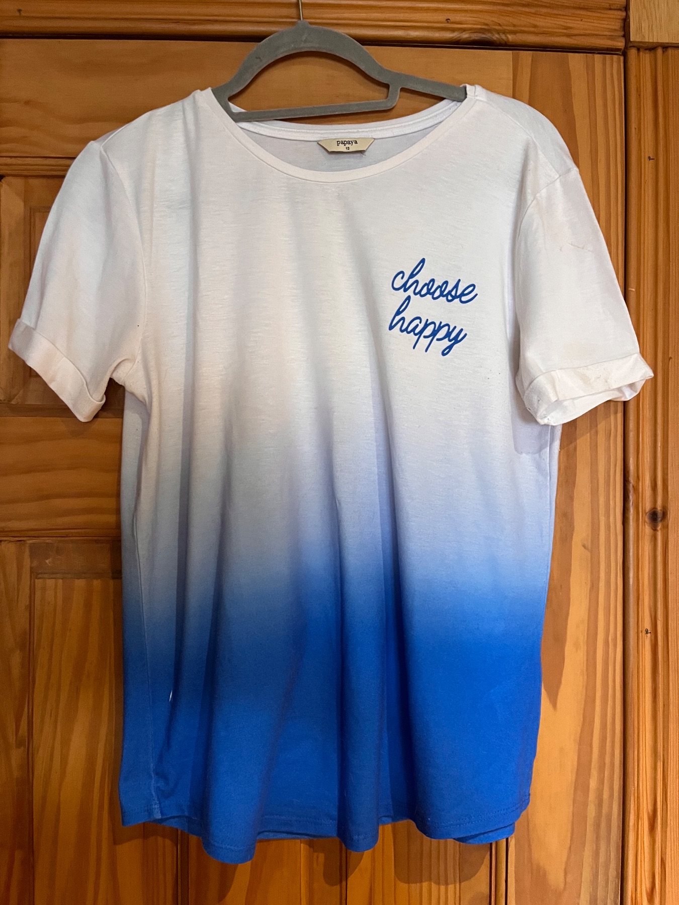 White blue T-shirt 12
