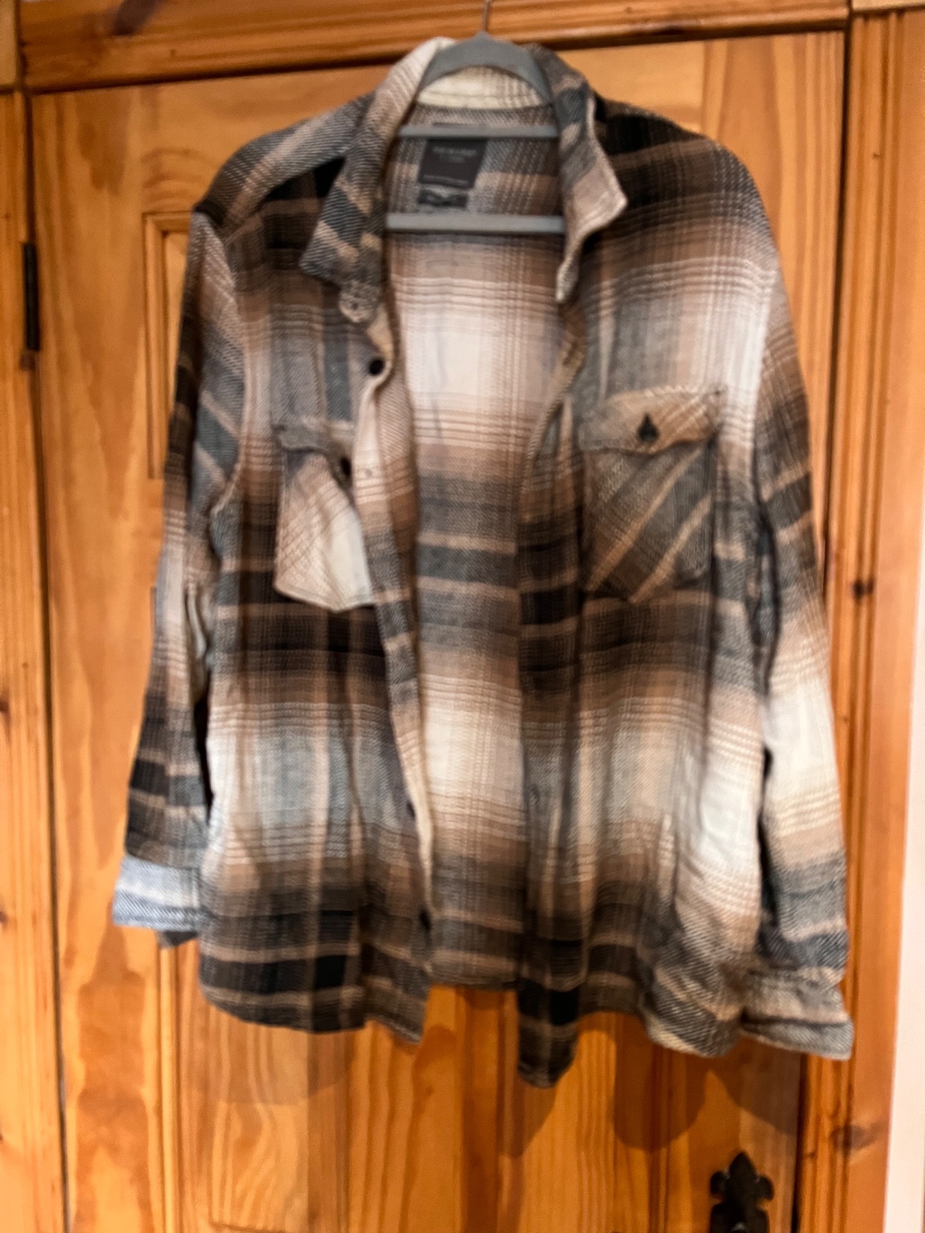 Primark warm XL plaid shirt  Browns Rarely worn
