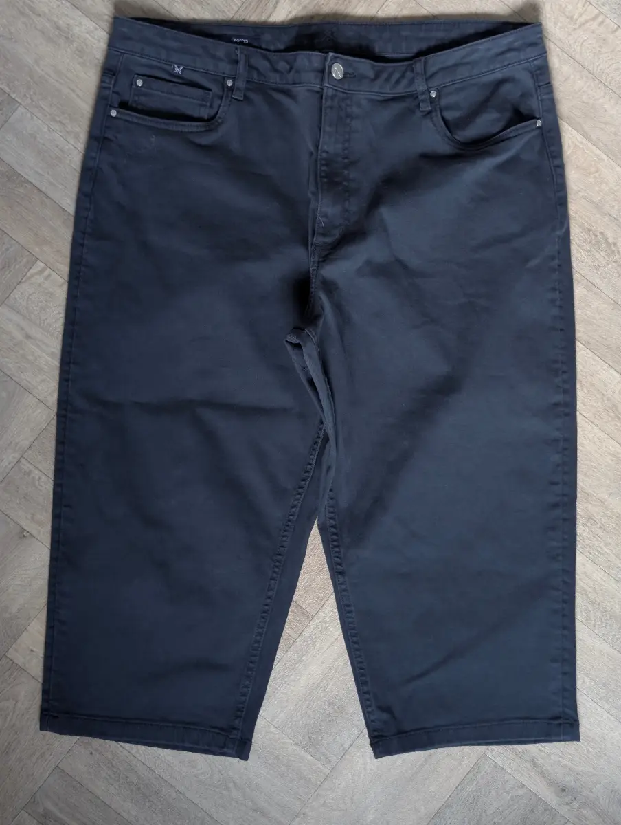 Crew Clothing Co. Mia Cropped Navy Jeans Size 18 Excellent Condition Summer