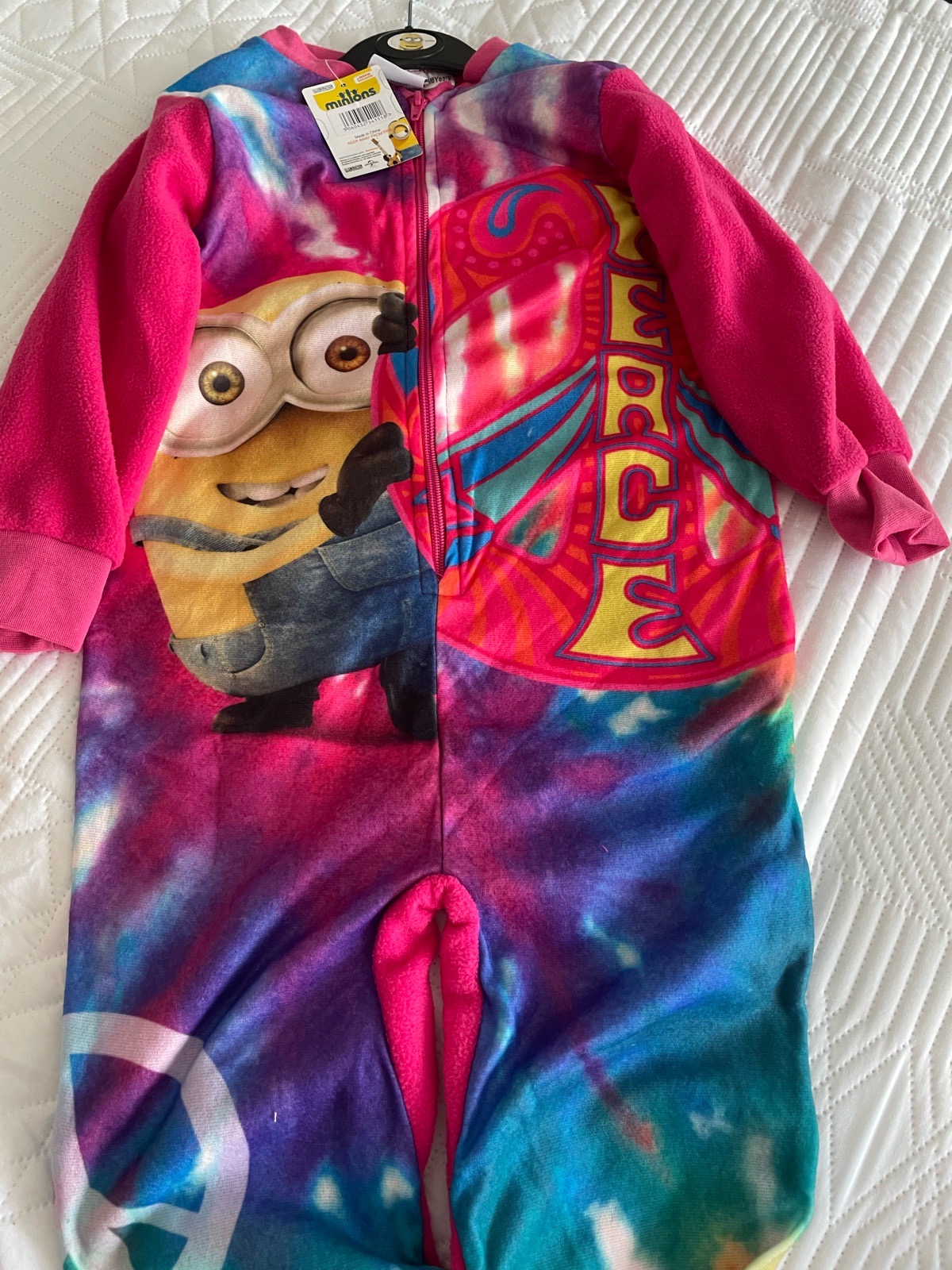 Minions fleece onsie