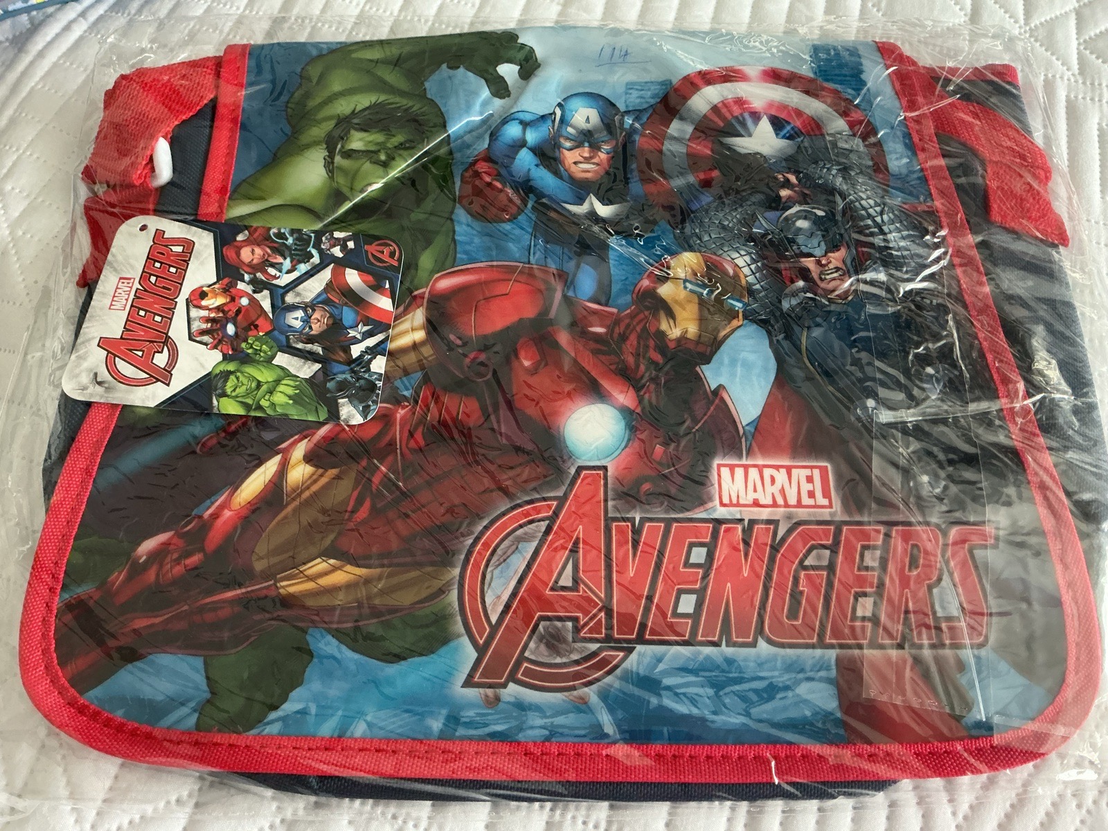 Marvel hero’s satchel book bag