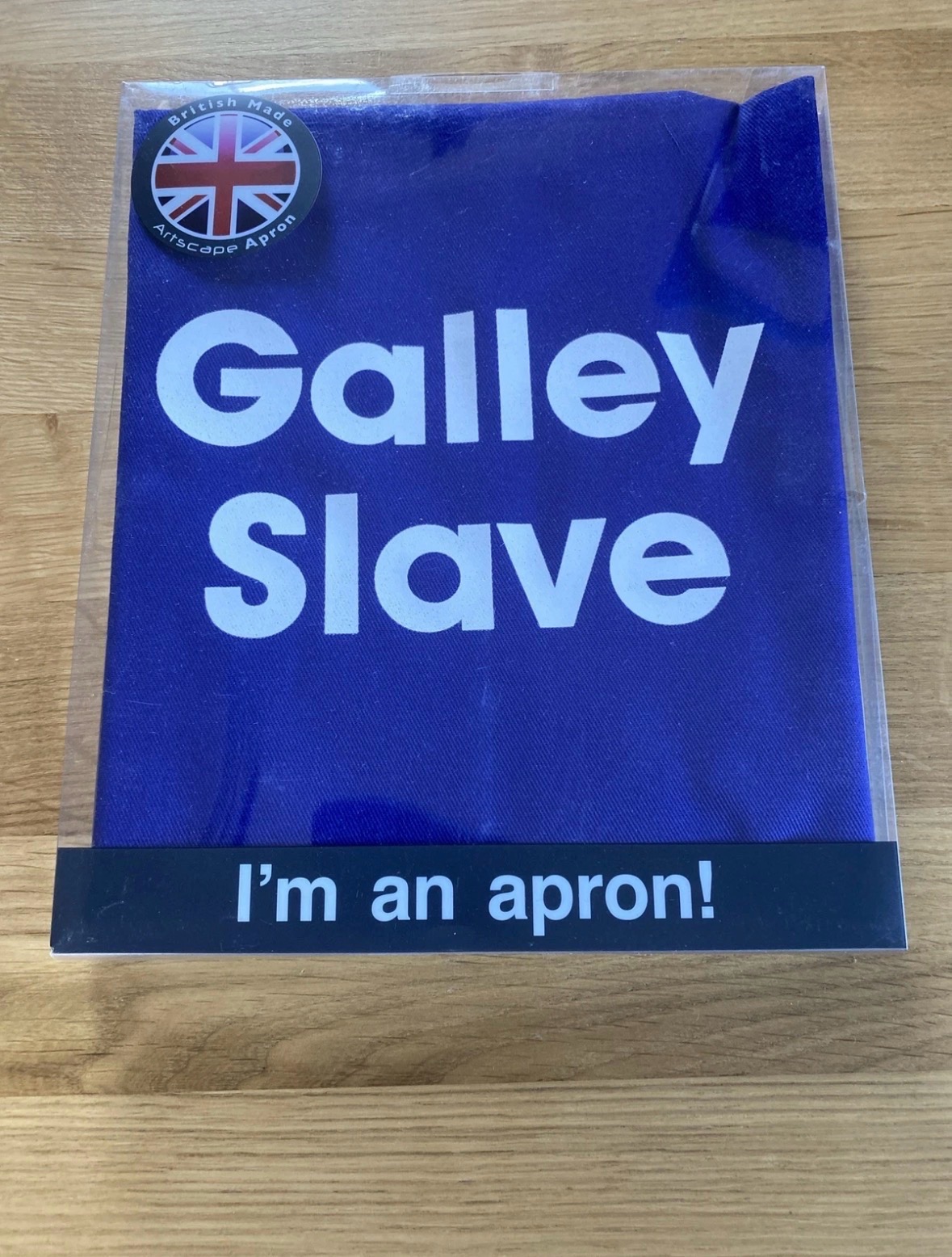 Artscape Apron “Galley Slave” Blue Adult Made In The UK NEW