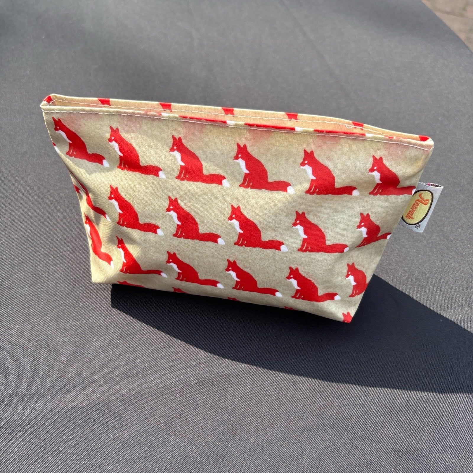 Anorak Online Small Fox Toiletry Bag Cosmetic Bag Make Up Bag Pencil Case