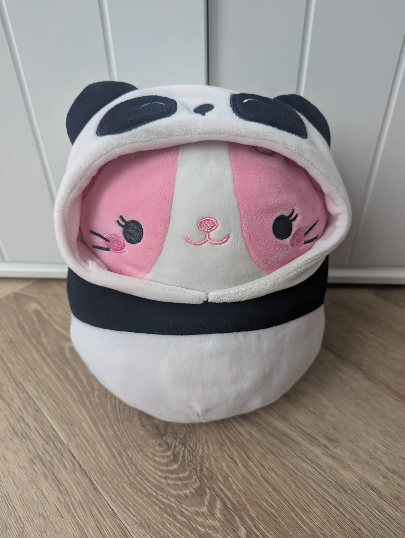 Squishmallows Joxtine The Cat In a Panda Outfit Soft Toy Plush Kellytoy