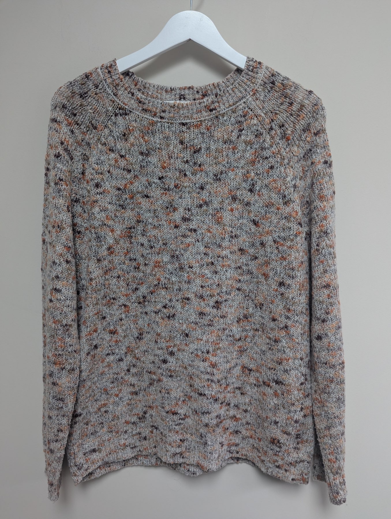 Papaya Brown Orange Pullover Jumper Size M Knitted Autumn Vibes
