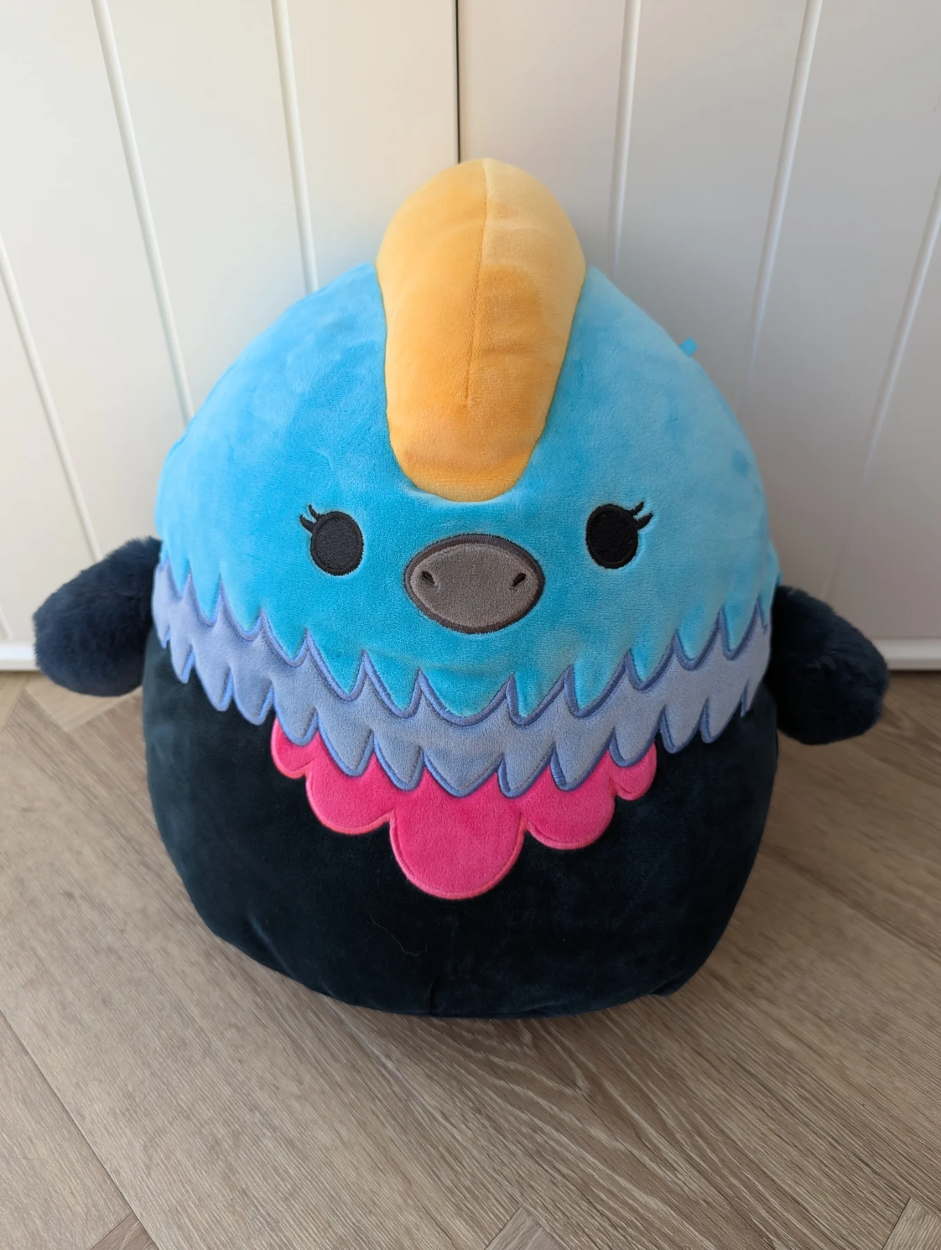 Squishmallows Melrose The Cassowary Bird Blue Soft Toy Plush Kellytoy