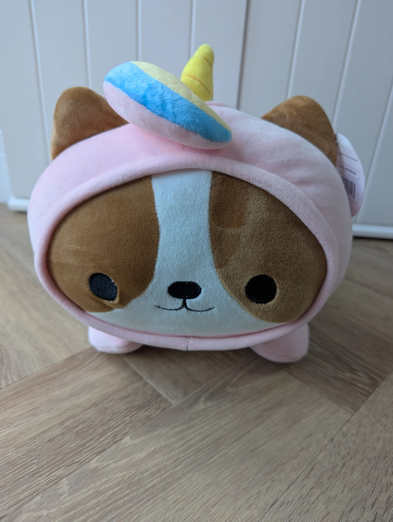 Smoochy Pals Dog In Pink Unicorn Outfit Soft Toy Plush With Tag