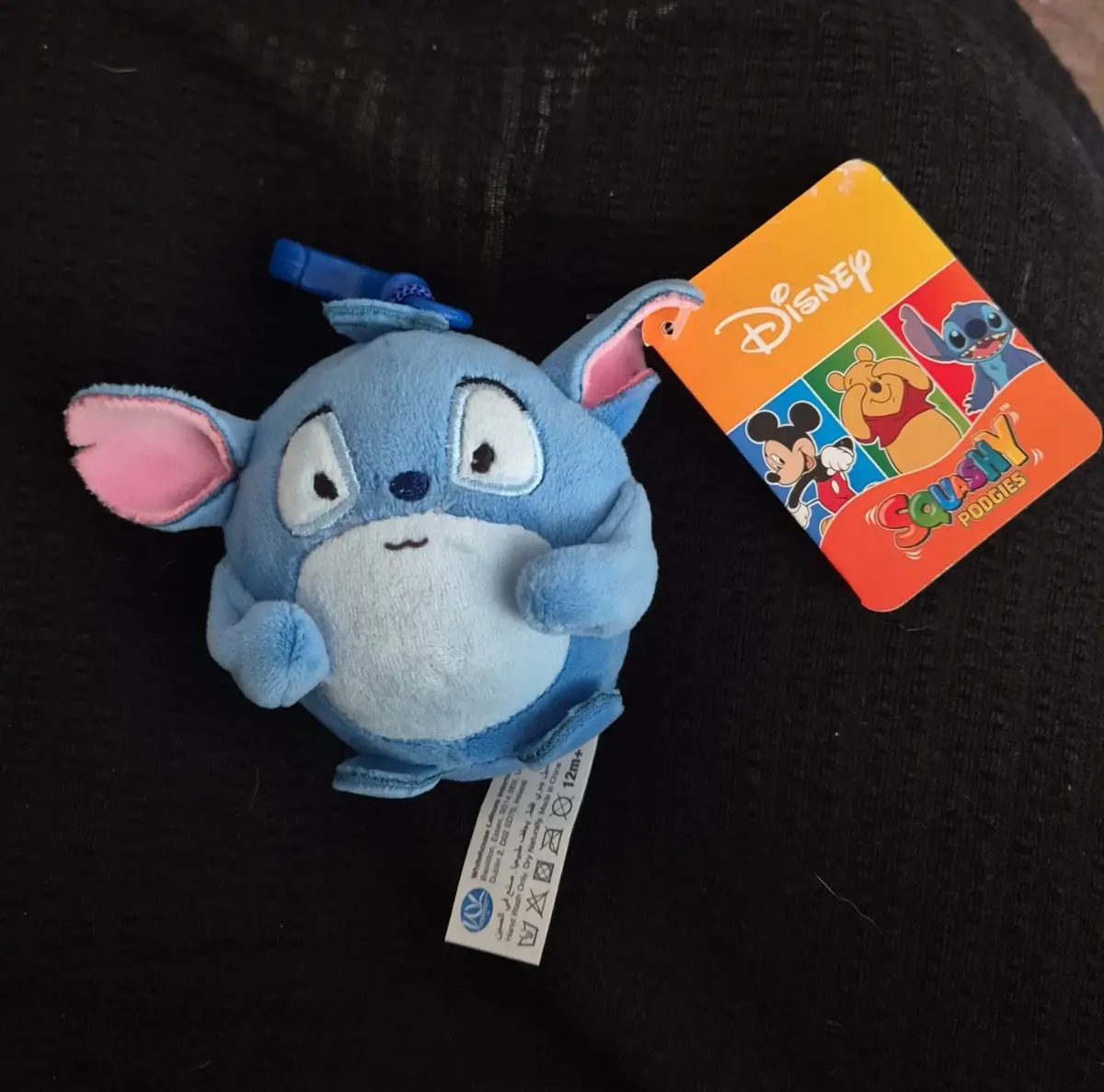 Stitch Squashy Podgie Keyring