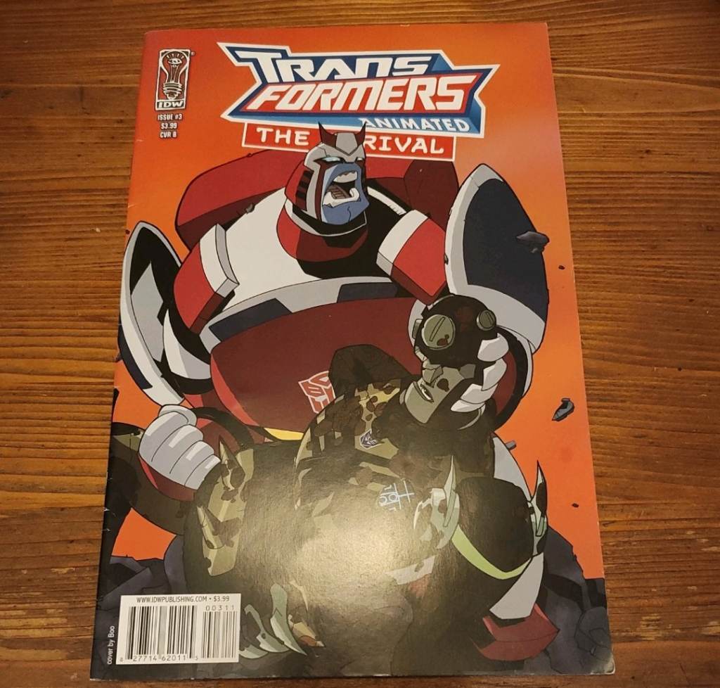 IDW comics Transformers animated the arrival # 3 cover B 2008 comic book
