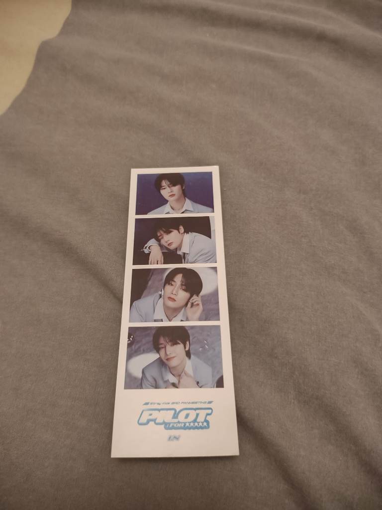 Stray Kids 3rd Fanmeeting Pilot Double Sided Photo Bookmark Skz I.N