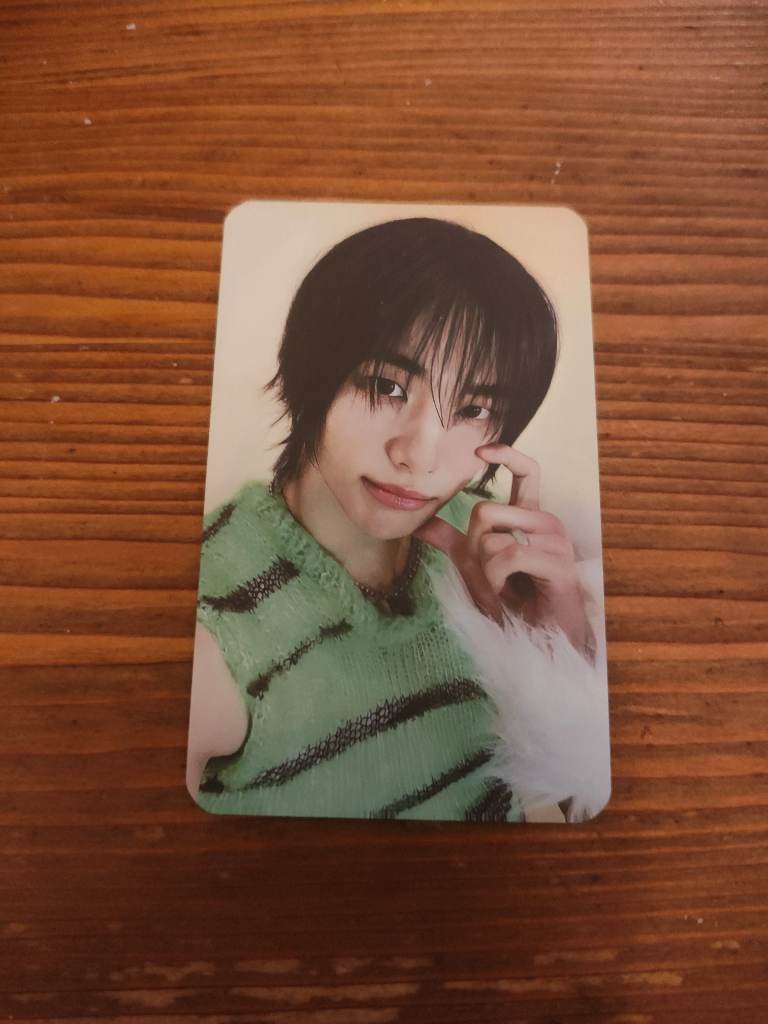 Stray kids double sided ate photocard lomo skz stay hyunjin
