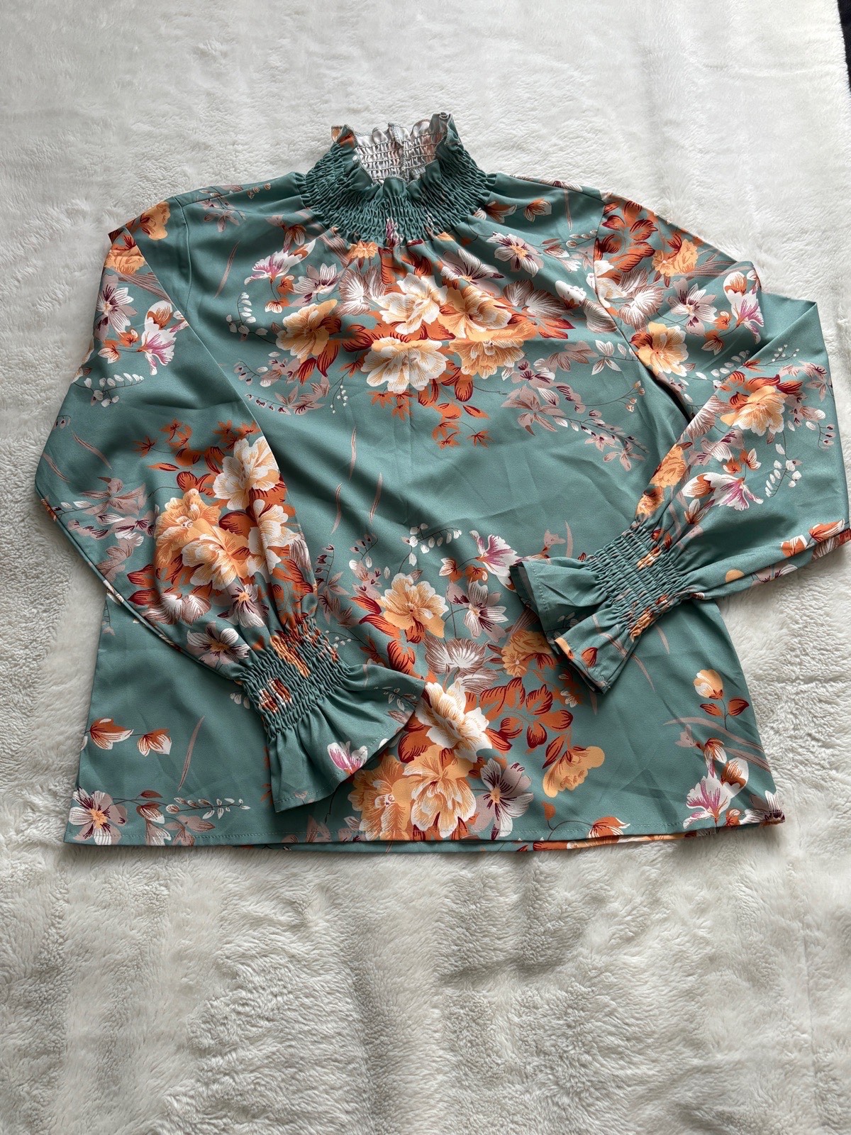 Turquoise blouse for women’s