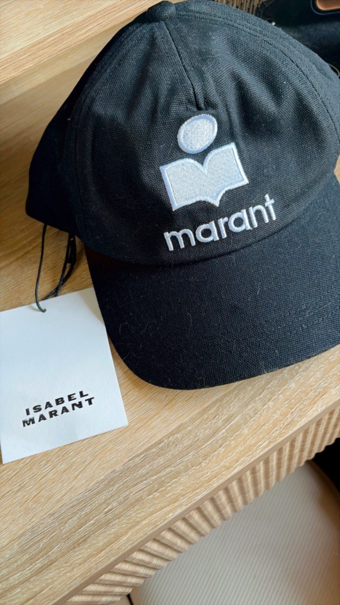 Isabel Marant Etoile Tyron baseball cap in ecru black