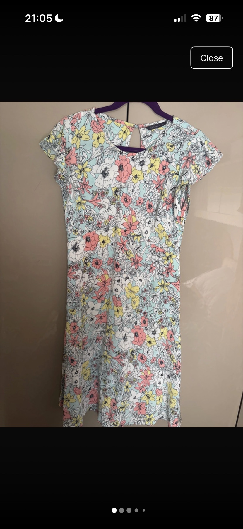M&S floral summer tea dress
