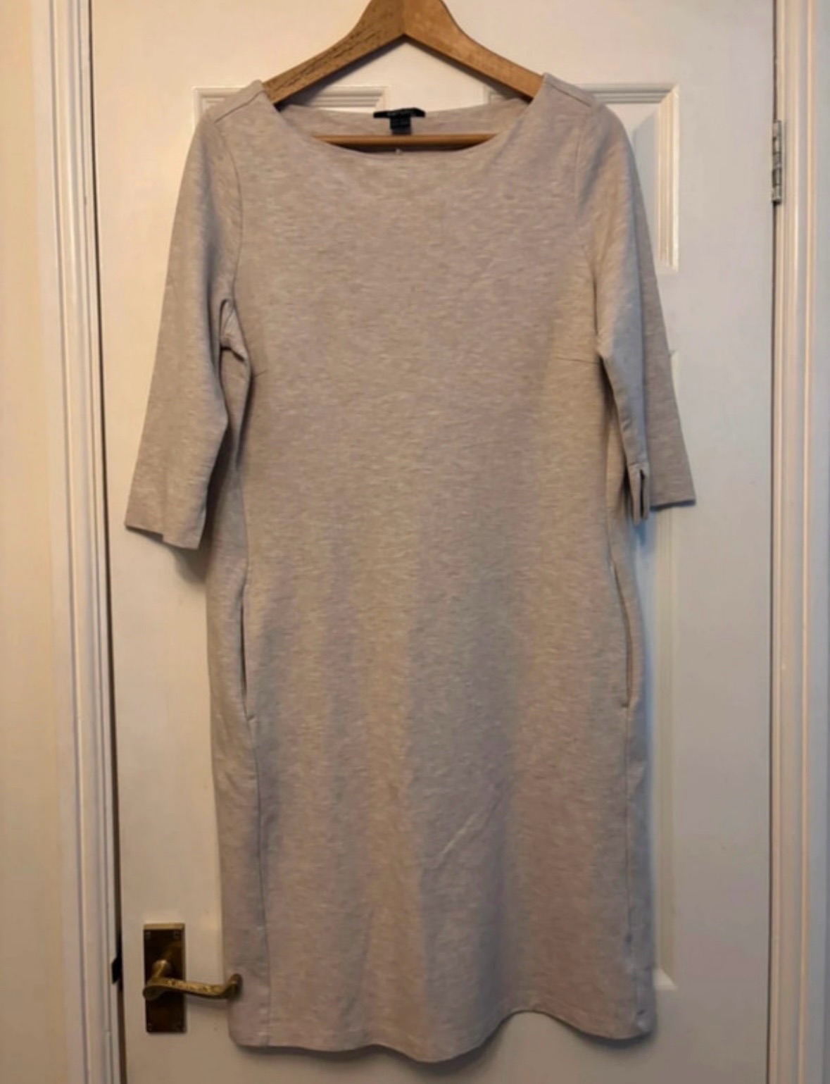 Beige coloured dress size 14/16