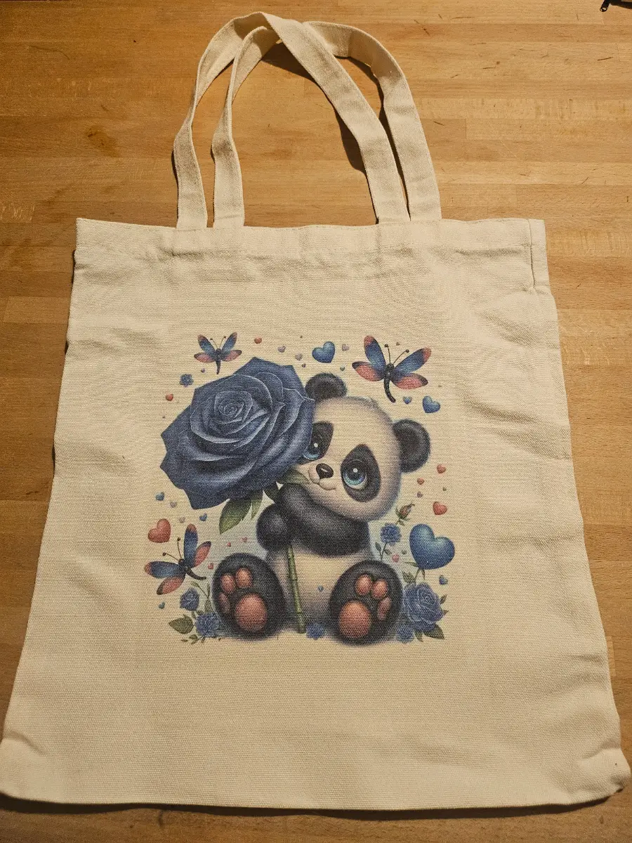 Panda tote bag