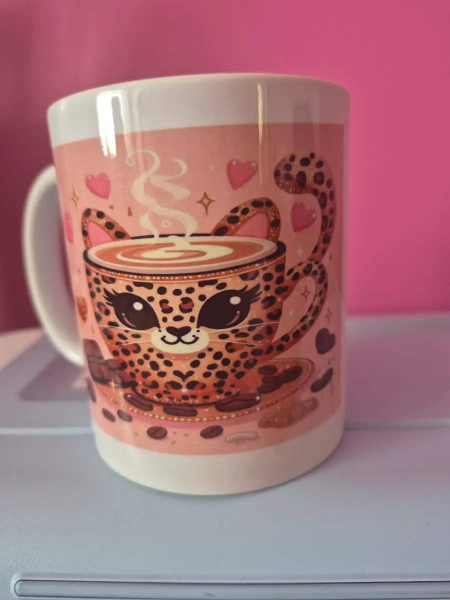 Leopard mug