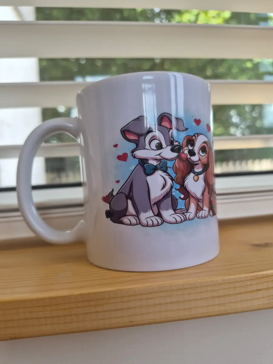 Lady and the tramp mug