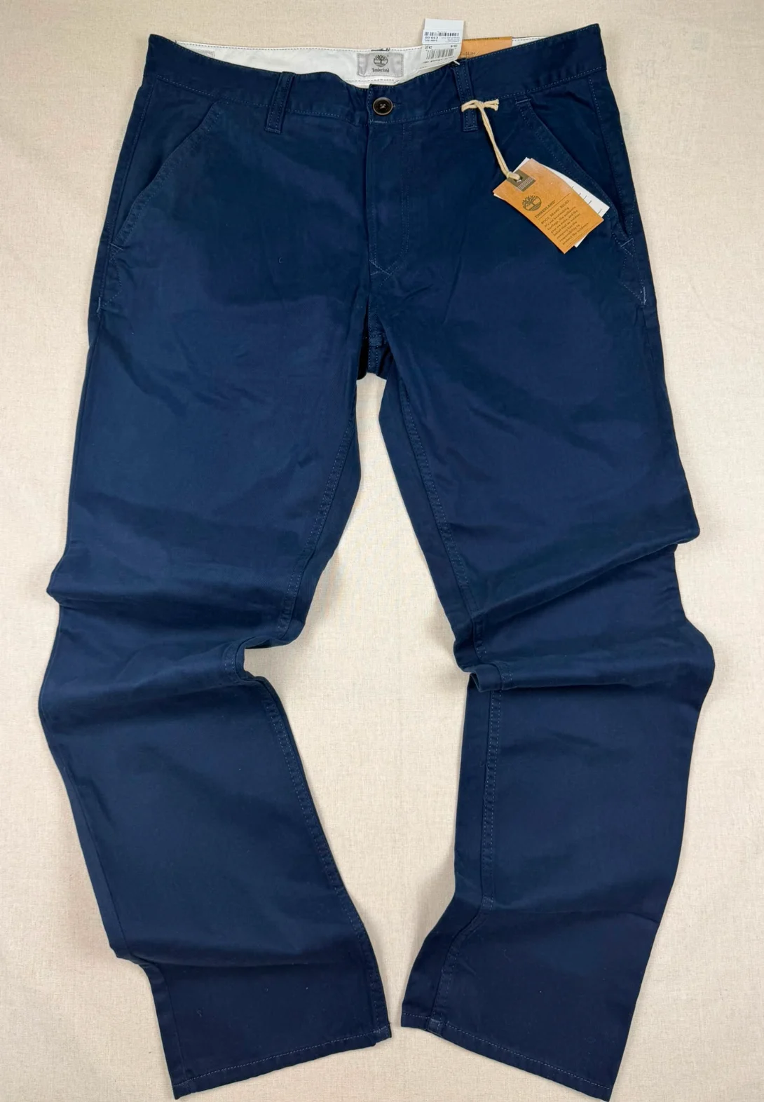Timberland Slim Fit Chino Trousers – Navy Blue – W34 L32 – New With Tags