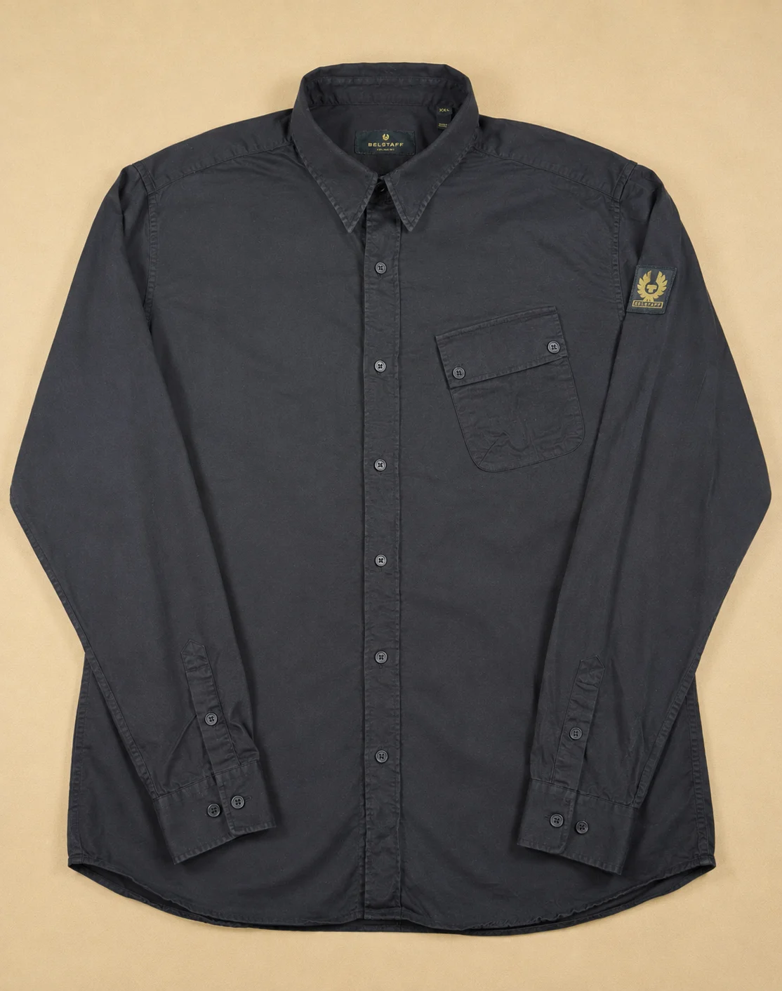Belstaff Long Sleeve Shirt – Black – XXL
