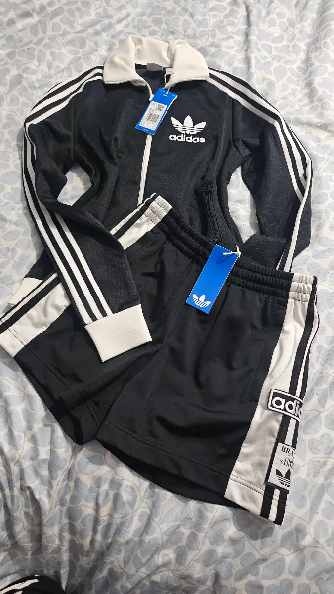 Adidas Set Shorts & Zip Jacket Size Xs New condition