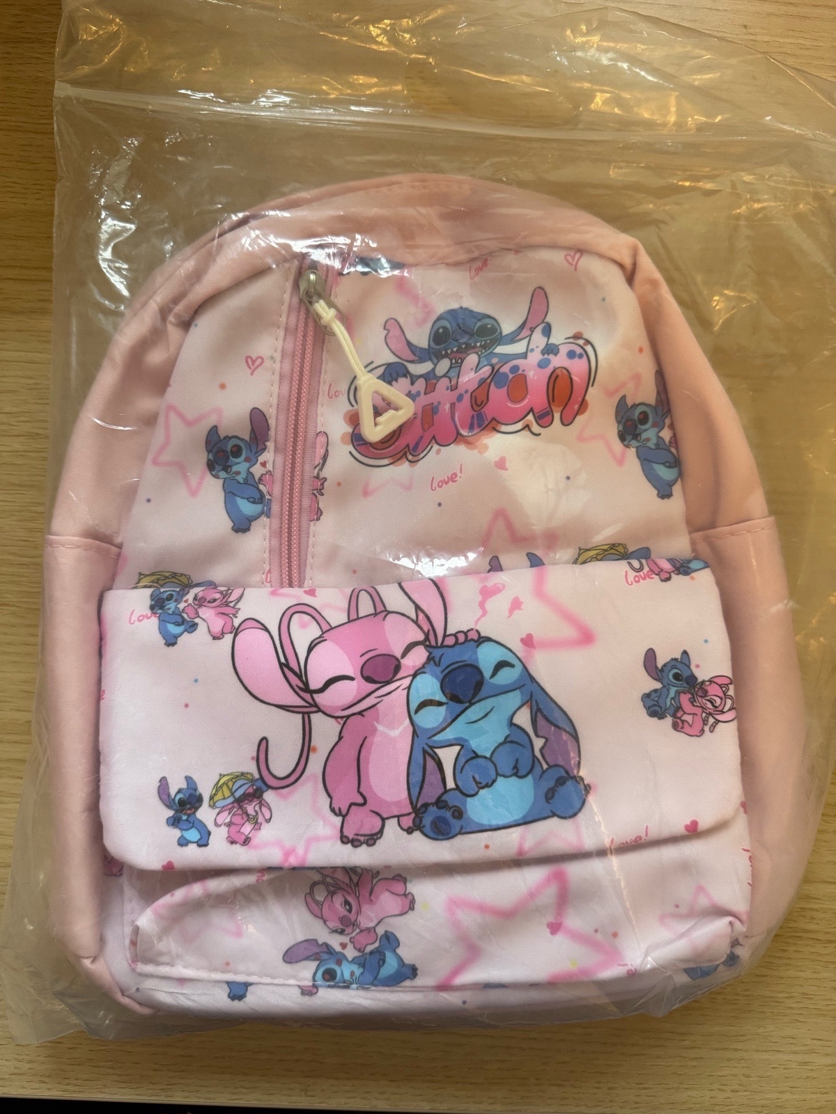 Lilo and Stitch Kids Backpack | 2 Zip Pockets | Adjustable Straps | Side Pockets | New and unused!