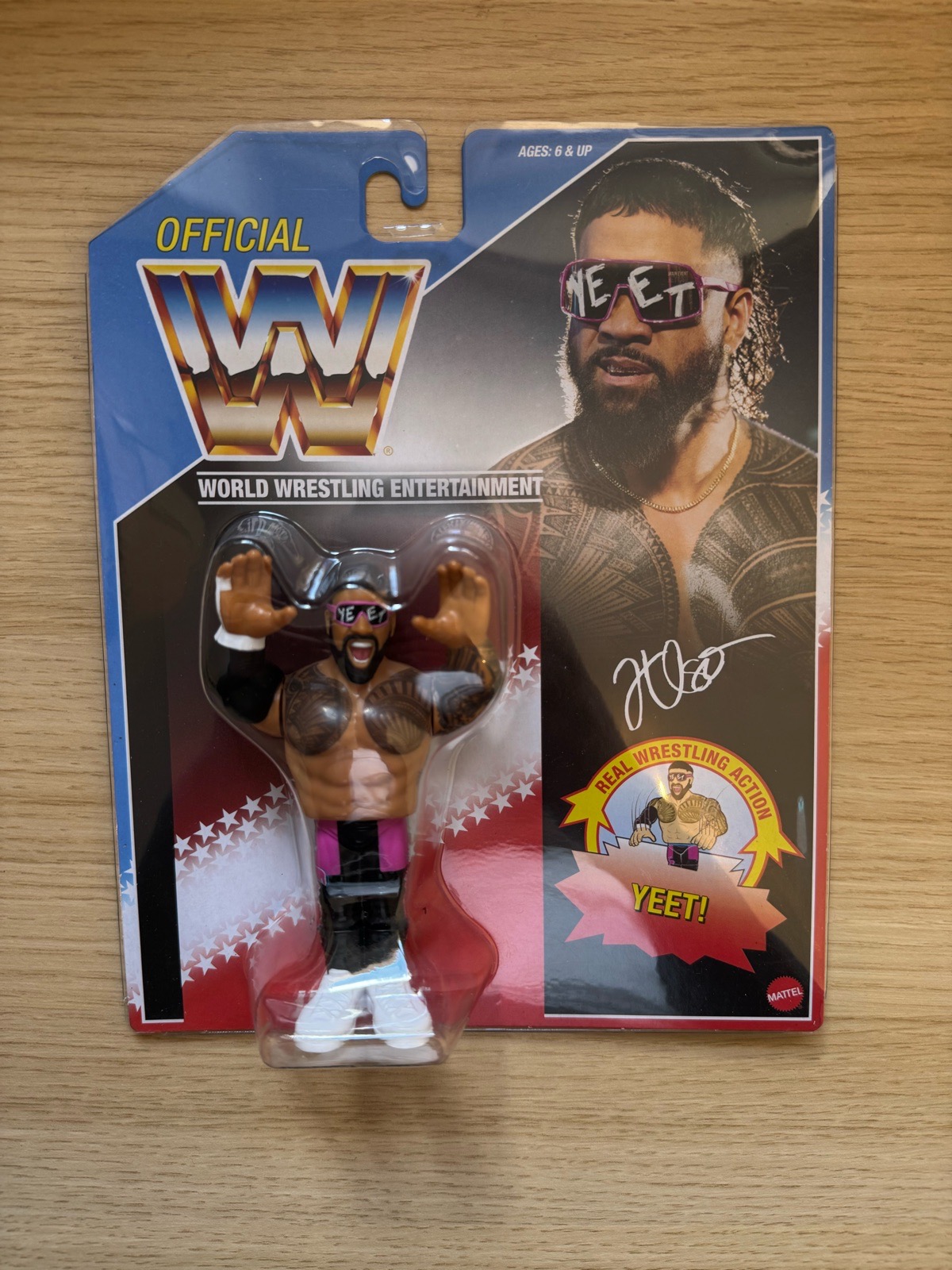 Mattel WWE Official 2026 Retros Wave 2 - Jey Uso - Brand New and sealed!