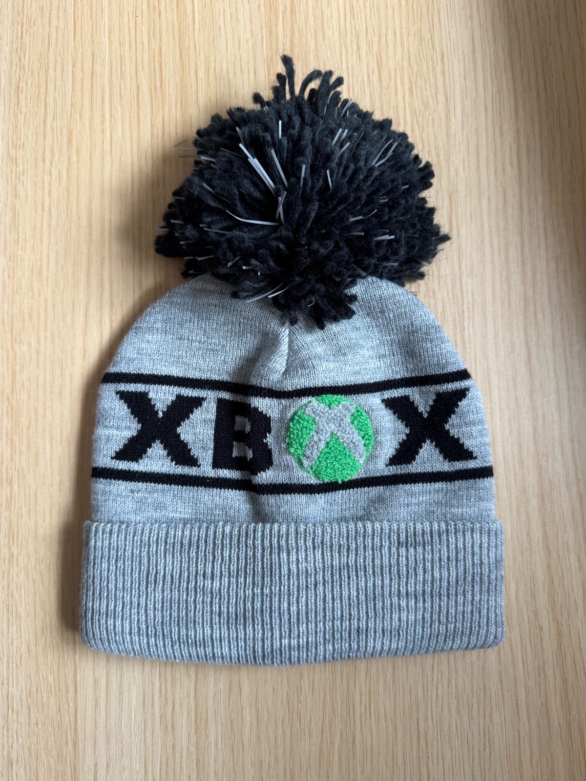 Xbox Kids Grey Pom Pom Beanie Hat NEXT Age 5-6 Years Official Gaming