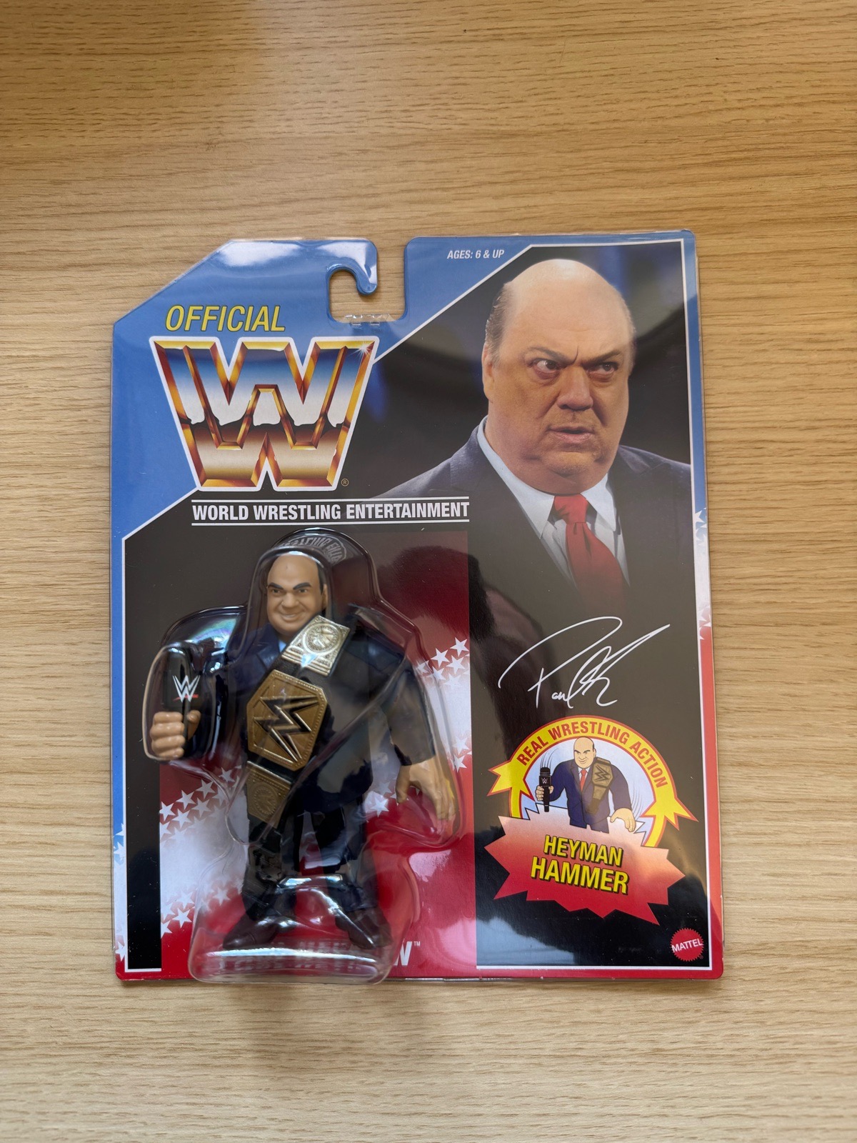 Mattel WWE Official 2026 Retros Wave 2 - Paul Heyman - Brand New and sealed!